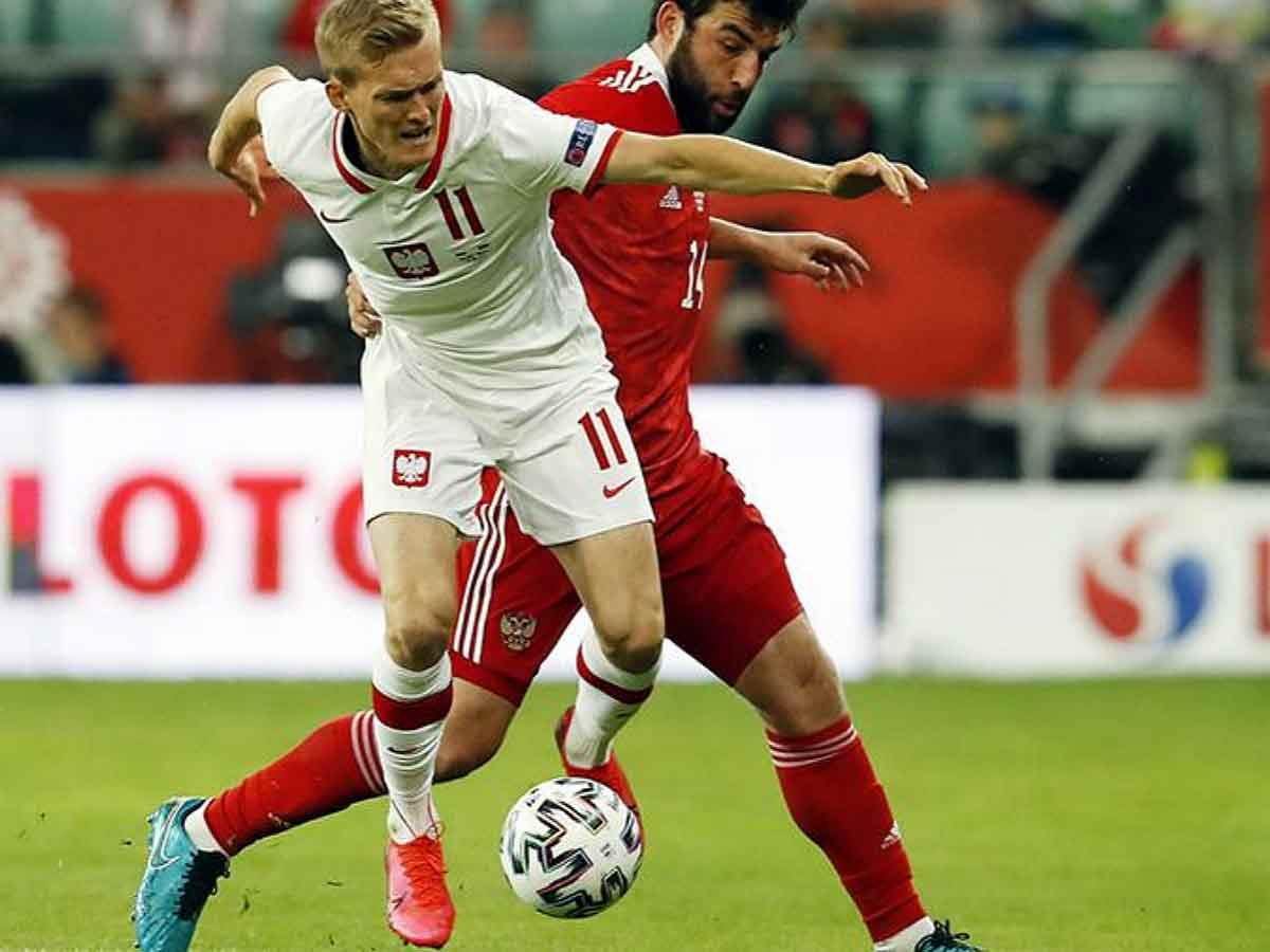 Сборная России по футболу сыграла вничью с командой Польши в товарищеском матче