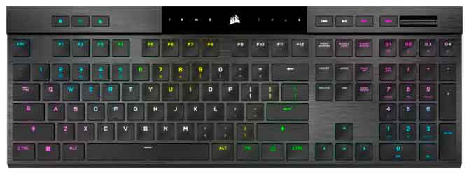 Corsair K100 Air — беспроводная низкопрофильная механическая клавиатура для требовательных эстетов